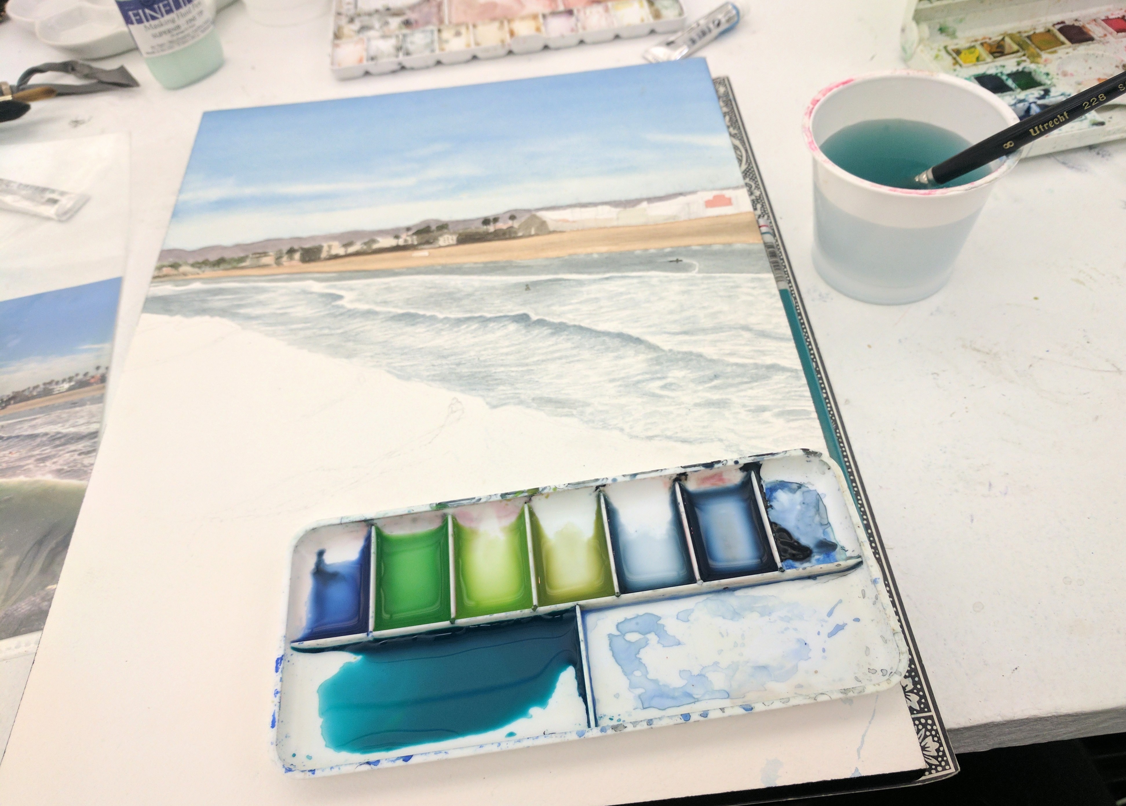 Watercolor in progress